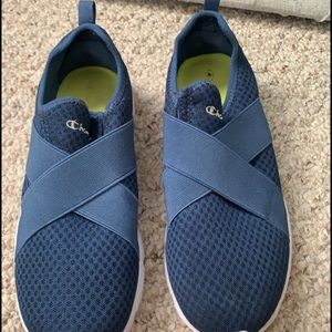 Blue champion sneakers